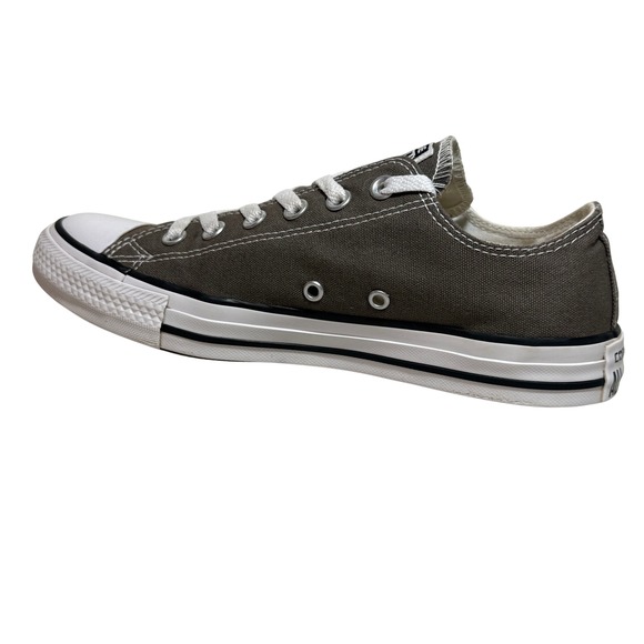 Converse Chuck Taylor All Star Low Top Sneaker Dark Gray Women's Size 8 - Picture 4 of 7